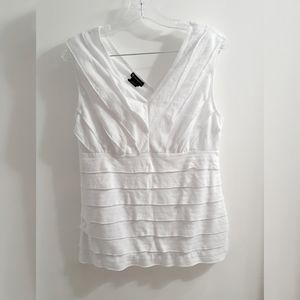 💥5 for 25 New Direction white sleeveless top